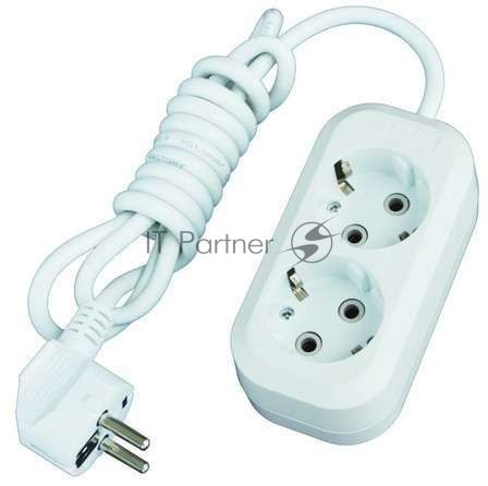 Удлинитель 2х3 м с заземл. 16А IP20 Е-302 АБС-пл. ПВС 3х1 UNIVersal 9631973