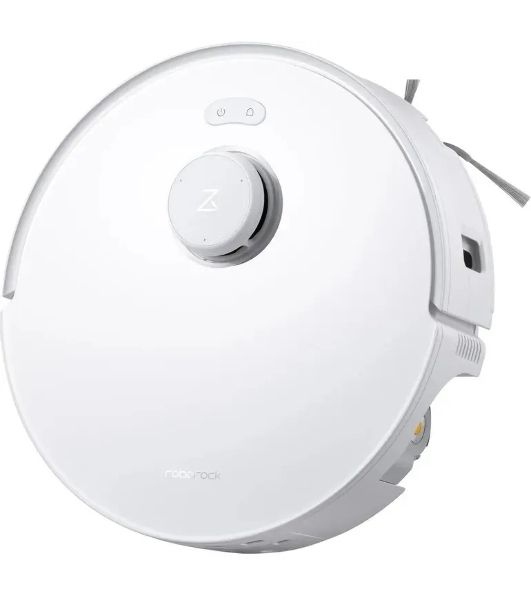 Робот-пылесос Roborock Qrevo Curv 2 Flow белый,  5200 мАч Li-Ion, уборка влажная/сухая, пылесборник контейнер 0,32 л