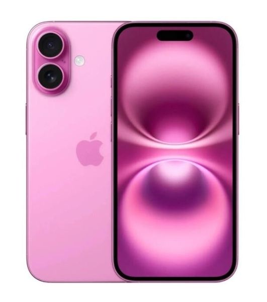 Смартфон Apple iPhone 16, 8/128Gb, розовый