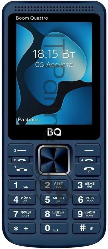 Мобильный телефон BQ 2455 Boom Quattro синий