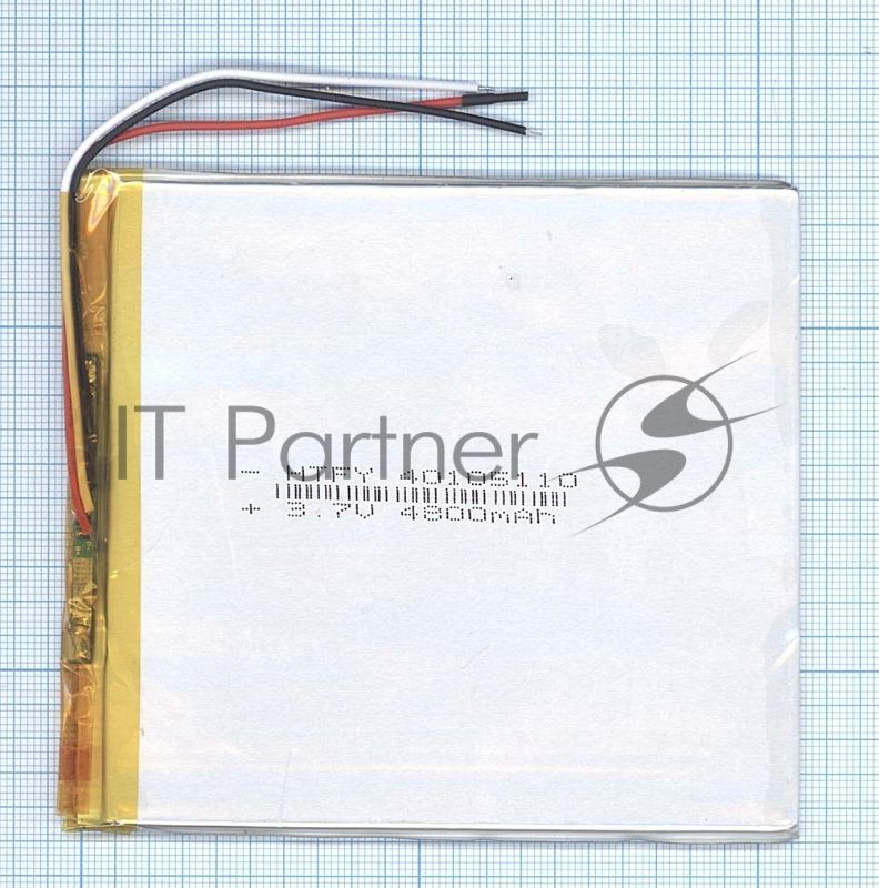 Аккумулятор Li-Pol (батарея) 3x105x110мм 3pin 3.7V/4800mAh