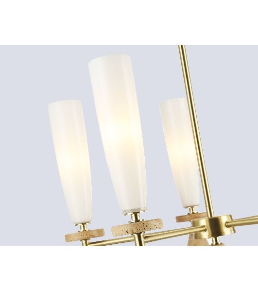 Люстра Ambrella light LH75371/5 GD/WH золото/белый G9*5 max 28W D600*675