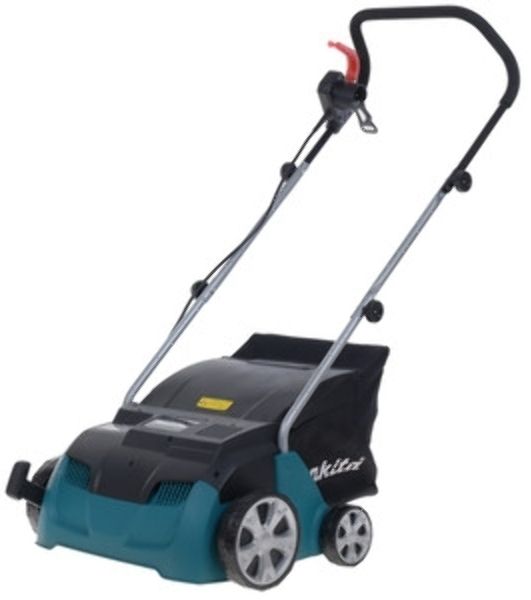 Газонокосилки Makita UV3200 Скарификатор, 1300Вт,32см,3500об\мин,5уров(-10+10мм),30л,нож-фреза,12кг,кор