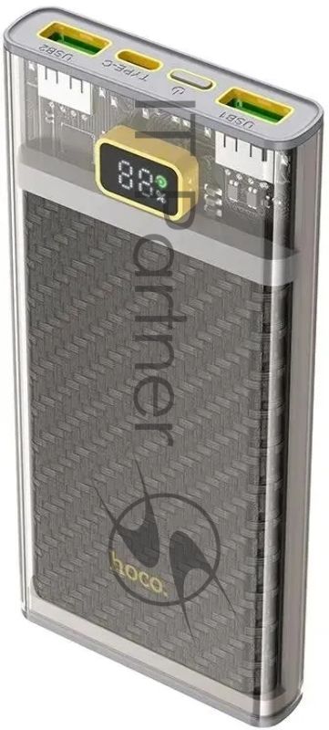 Портативный аккумулятор Hoco J103 Discovery edition 10000mAh QC/PD 22.5W 5A 2xUSB-A/USB-C серый (J103 DISCOVERY EDITION GRAY)