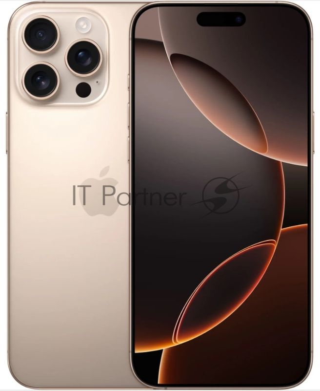 Смартфон Apple iPhone 16 Pro, 8/128Gb, бежевый титан