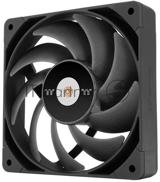 Вентилятор для корпуса Thermaltake Toughfan 14 Pro черный (2 шт.), 140 мм, 500-2000 об/мин, 31.6 дБ, 4 pin PWM, без подсветки