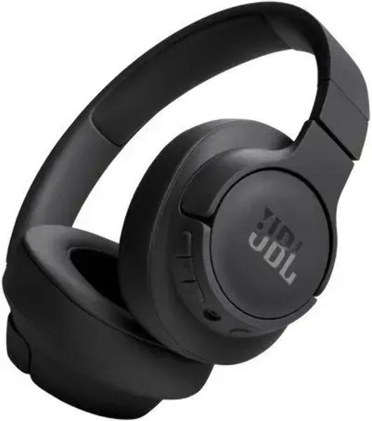 Беспроводные/проводные наушники JBL Tune 720BT черный, полноразмерные, Bluetooth + проводной, быстрая зарядка