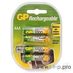 Аккумулятор GP 100AAAHC-2DECRC4, ААА (4 шт. в уп-ке) блистер
