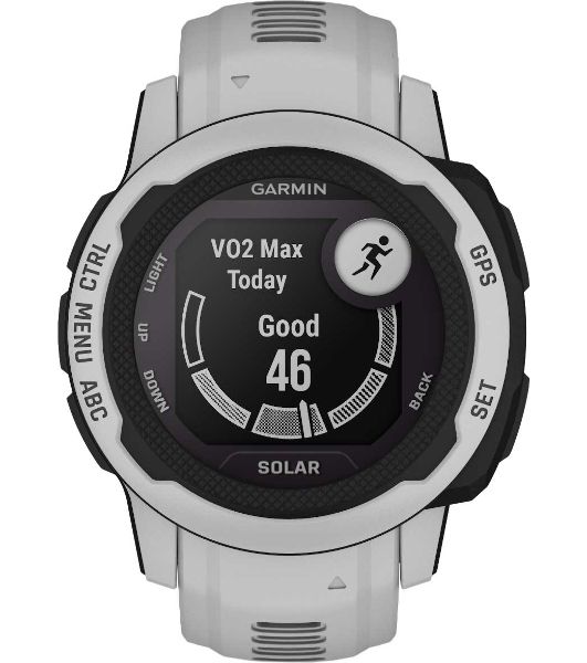Умные часы Garmin Instinct 2S Solar Surf Edition Ericeira, 0.79" PMOLED, Wi-Fi, Bluetooth 4.2, NFC, IP68, черный / серый