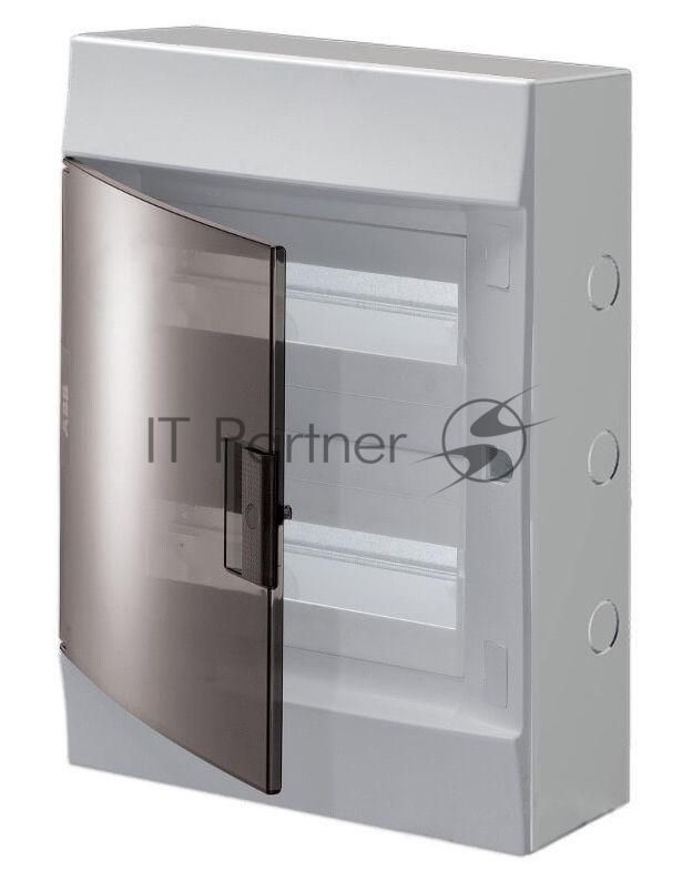 Бокс настенный ABB Mistral41 24М прозрачная дверь (с клемм)