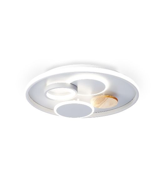 Светильник Ambrella light FL4803 GR серый 3000K-6400K 70W D500*95 (ПДУ ИК)