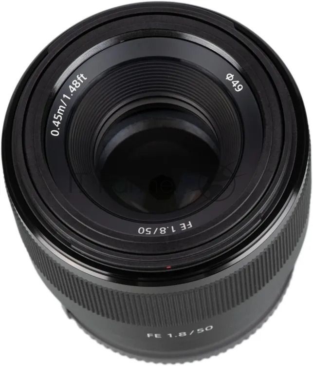 Объектив Sony SEL50F18F.SYX, 50 мм, f/1.8, фикс-объектив, компактный светосильный стандартный объектив с асферическим элементом, Sony E (FE), черный