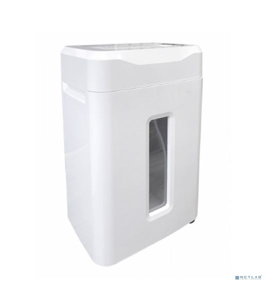 Шредер Office Kit S210N 3,9x38 белый (секр.P-4) фрагменты 16лист. 35лтр. скрепки скобы пл.карты CD