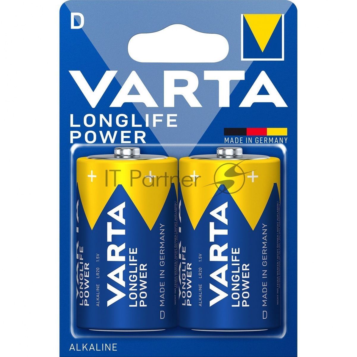 Батарейка VARTA LONGL. POWER D бл. 2