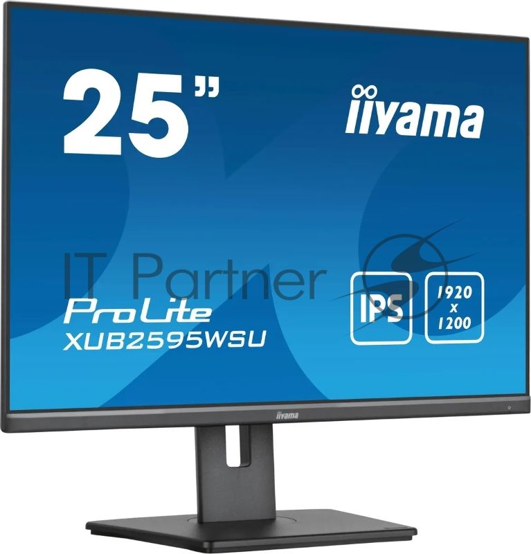 Монитор 25" Iiyama ProLite XUB2595WSU-B5 IPS 1920x1200, 75 Гц, 4 мс, 16:10, 300 кд/м², 1xHDMI, 1xDP, 2xUSB, выход на наушники, черный