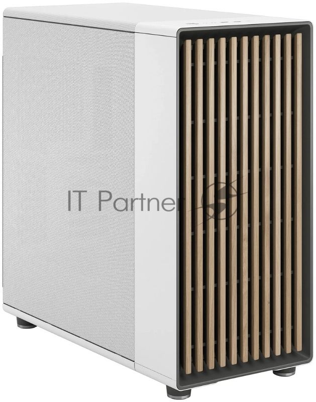 Компьютерный корпус без блока питания Fractal Design North XL, Full-Tower, 3x140мм, 2xUSB-A 3.2 + 1xUSB 3.2 Type-C E-ATX, ATX, mATX, mITX Wood panel, Chalk белый