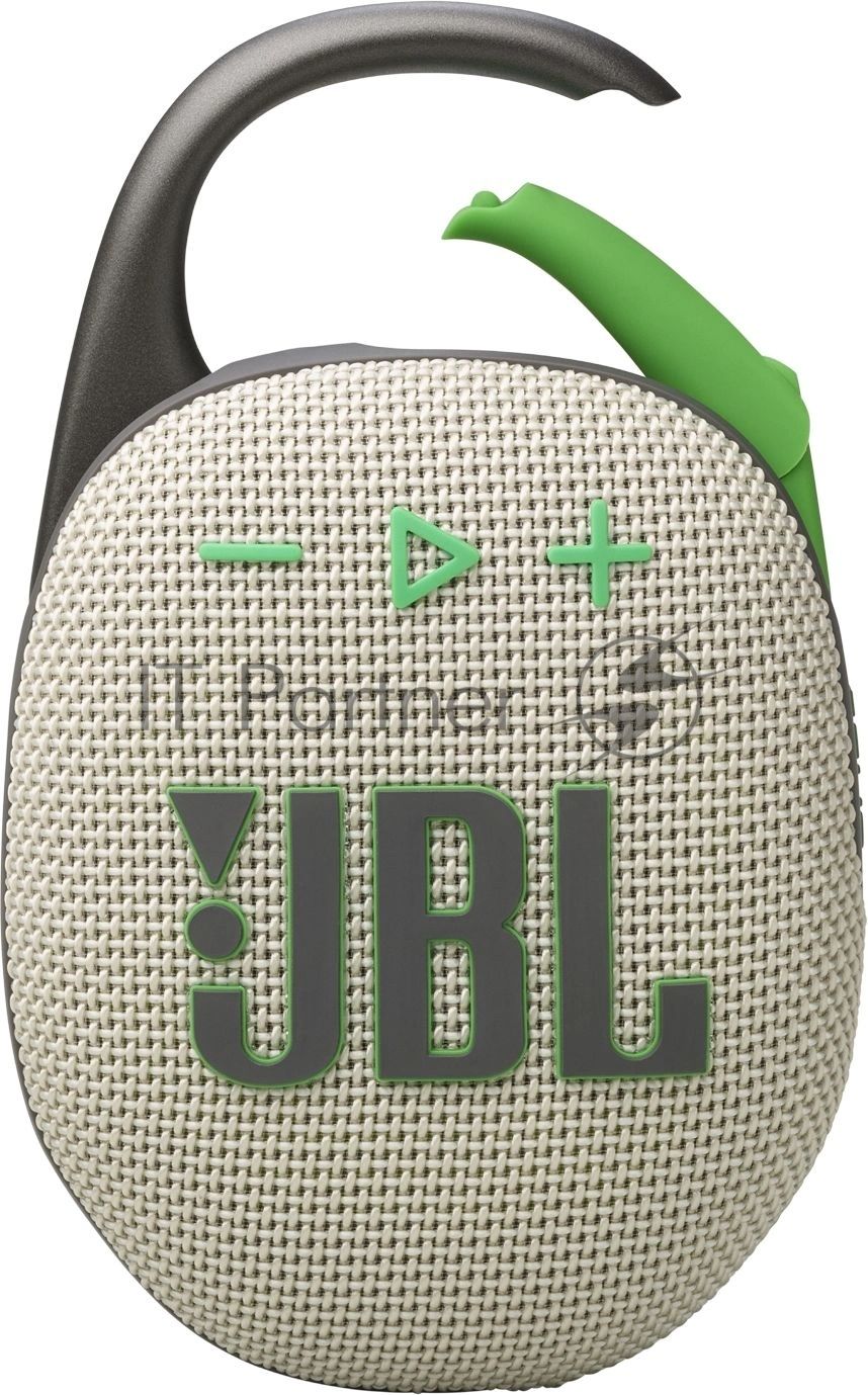 Колонка портативная JBL Clip 5 песочный 7W Mono BT 10м 1400mAh