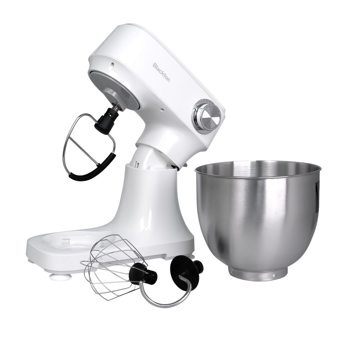 Миксер Blackton Bt PM101 белый, стационарный, 1300 Вт, 4.5 л, 12 скоростей