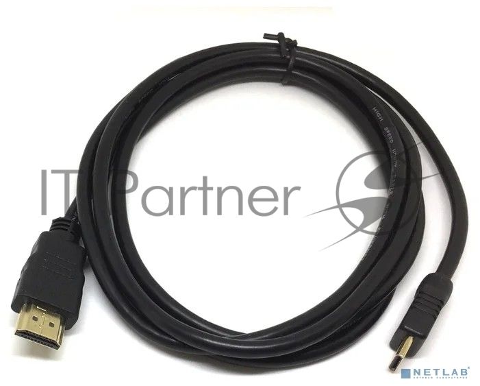 Переходник Espada Видеоадаптер micro HDMI 19M to HDMI 19M, 1.8m, V1.4