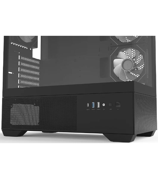 Компьютерный корпус ZALMAN CHRONIX V2, ATX, BLACK, WINDOW, 1xCombo (3.5’’ or 2.5’’), 1x3.5’’HDD, 2x2.5’’SSD, 1xUSB2.0, 1xUSB3.0, 1xUSB Type-C, SIDE 2x120мм ARGB, REAR 1x120мм ARGB