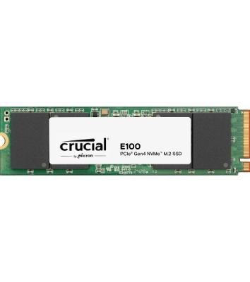 Накопитель SSD Crucial 2Tb E100 M.2 (PCIe 4x4, up to 5000/4000MBs, 3D NAND, NVMe, 100TbW, 22х80мм)