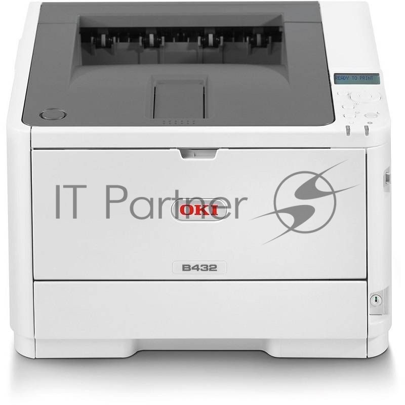 Принтер лазерный OKI B432DN (45762012), A4, ч/б, печ. 40 стр/мин., 1200 x 1200 dpi, Ethernet, USB
