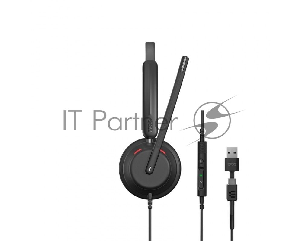 Гарнитура EPOS Impact 760 чёрный, проводная, USB / USB-C