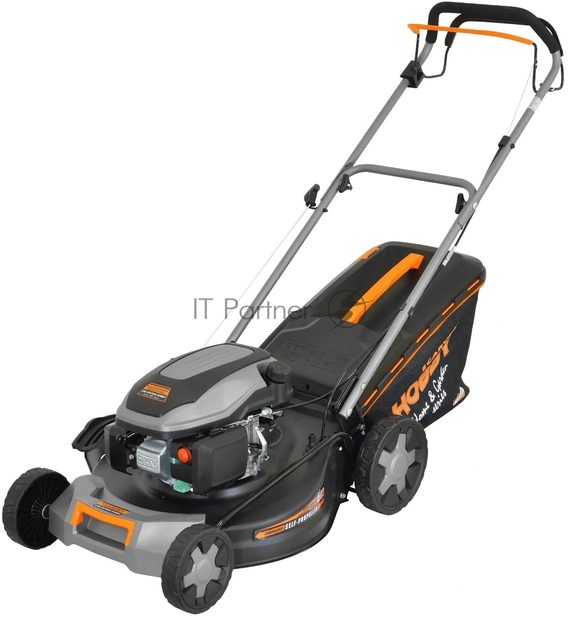 Газонокосилка бензиновая Carver LMG-2951DMS HOBBY, 3,9 л.с.