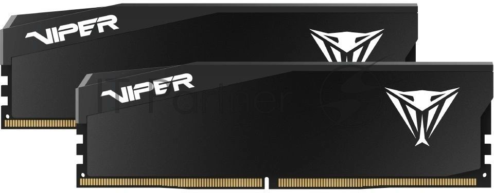 Оперативная память Patriot Viper Elite 5 Ultra RGB, DDR5, 32GB (2x16GB), 6000 MHz, CL28, с радиатором, RGB, чёрный