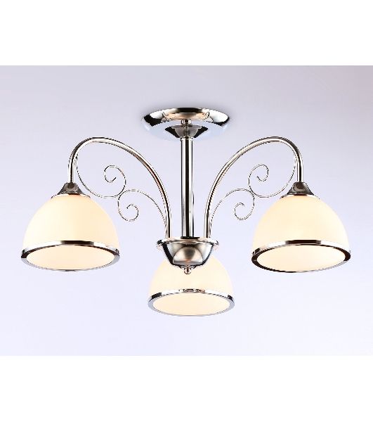 Светильник Ambrella light TR3181/3 CH/FR хром/белый матовый E27/3 max 40W D585*285