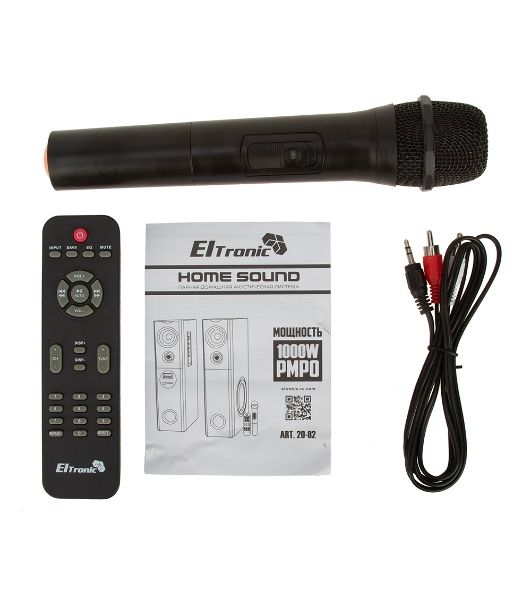 Колонка ELTRONIC 08" (20-82 HOME SOUND) динамик 6шт/2х8"; 2х4"; 2х1.5" комплект 2 колонки (белая)