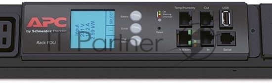 ПДУ APC AP8886 2G, 22.0kW(32A) 17.3kW(24A), 230V, (30) C13 & (12) C19