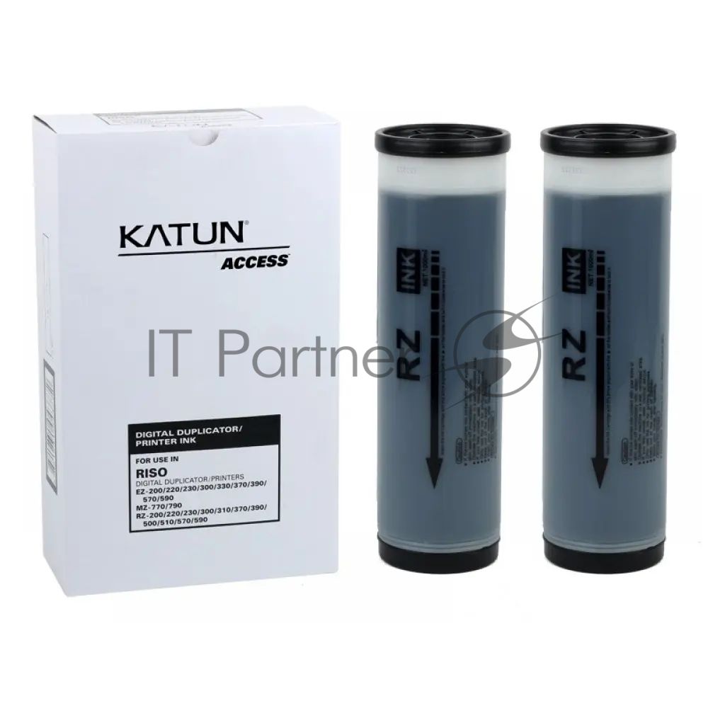 Краска Katun RISO RZ/EZ 370/300/230/200 черный 1000 мл (КРАТНО ДВУМ ШТУКАМ!!!)