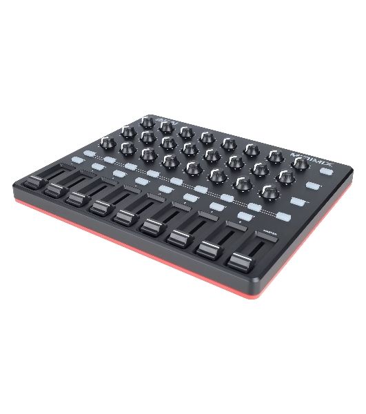 MIDI контроллер AKAI MIDIMIX 24 энкодера, 9 фейдеров, 8 кнопок Mute/Solo, 8 кнопок Rec Arm