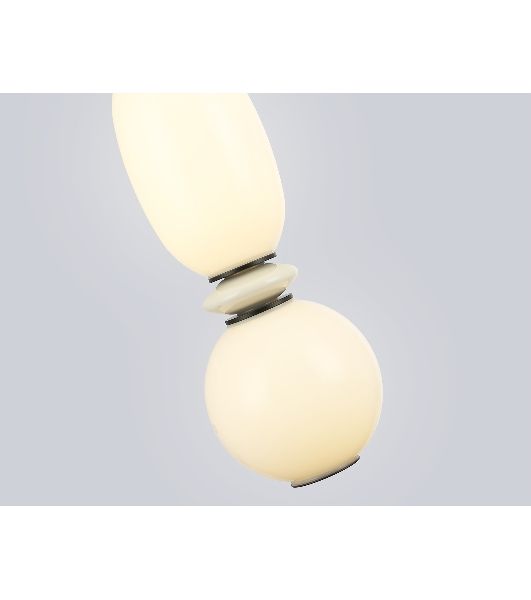 Светильник Ambrella light LH53142 BK/WH черный/белый 15W 3000K D140*1760