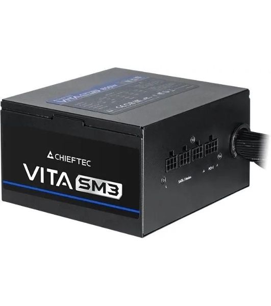 Блок питания Chieftec Vita SM3 BPX-850-C (ATX 3.1, 850W, 80 PLUS BRONZE, Active PFC, 120мм fan, Semi-modular Cable Management) Retail