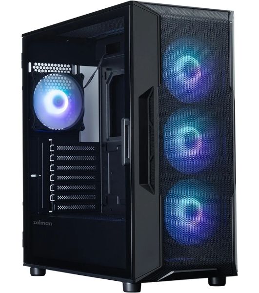 Компьютерный корпус ZALMAN MidiTower I3 NEO ARGb V2 black (ATX, без БП, 2xUSB3.0, 4x120мм ARGb) (Zalman i3 NEO ARGb V2 Black)