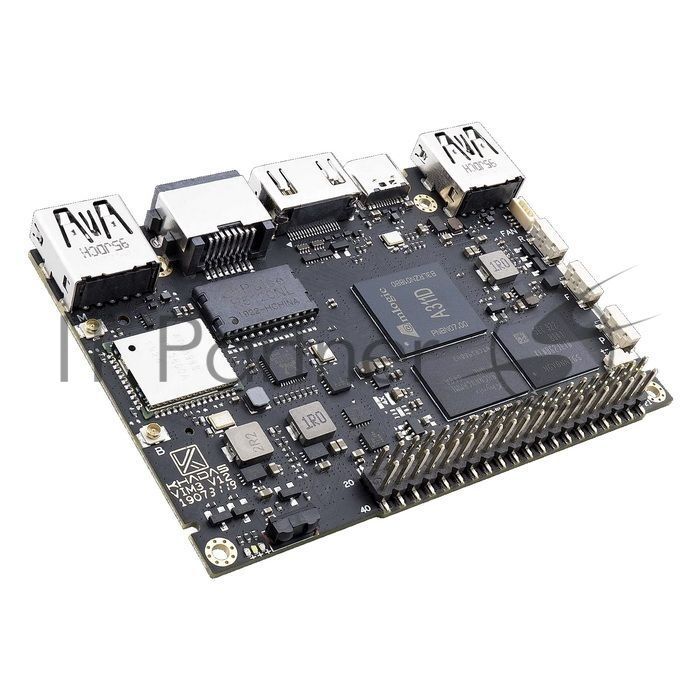 Одноплатный компьютер Khadas VIM3 Basic Amlogic A311D with 5.0 TOPS NPU, 2GB LPDDR4/X, 16GB eMMC, AP6398S