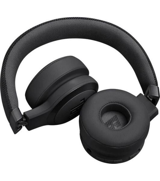Беспроводные/проводные наушники JBL Live 670NC черный, накладные, Bluetooth + проводной, адаптивное шумоподавление, быстрая зарядка