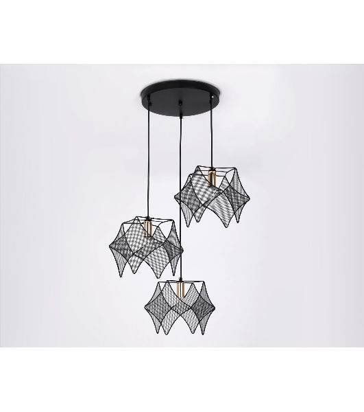 Светильник Ambrella light TR8427/3 BK/GD черный/золото E14/3 max 40W D510*1000