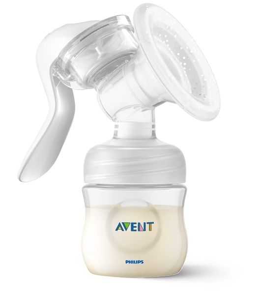 Молокоотсос ручной Philips SCF430/13, вес 0.3 кг, технология Natural Motion, мягкая насадка с адаптивной формой, 3 контейнера для 180 мл. для хранения молока в комплекте