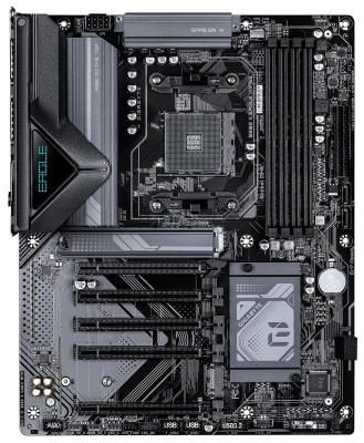Материнская плата Gigabyte B550 X EAGLE WIFI6E, AM4, AMD B550, 4xDDR4, 4xSATA, 2xM.2, 1xPCIe 4.0 x16, 4xPCIe 3.0 x1, 1xHDMI, 1x2.5Gb LAN, 4xUSB 2.0, 3xUSB 3.2 Gen 1, 1xUSB 3.2 Gen 2, 1xUSB Type-C, 3x3.5 мм, 7.1, ATX