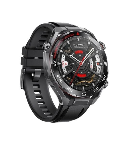 Умные часы Huawei Watch Ultimate 2 MCH-AL00, 1.5" AMOLED, Wi-Fi, Bluetooth, NFC, 20 ATM, черный / титановый