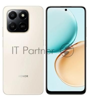 Смартфон HONOR X7d 6/128Gb золотистый