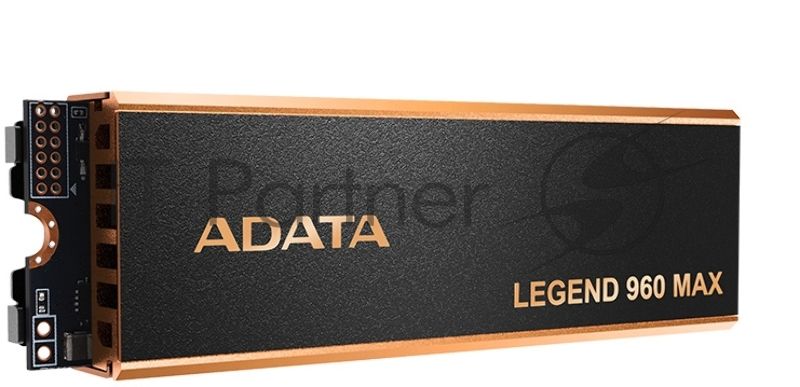 Накопитель SSD ADATA LEGEND 960 MAX, 2Tb, PCIe 4.0 x4, M.2 2280, NVMe, R/W 7400/6800, с радиатором