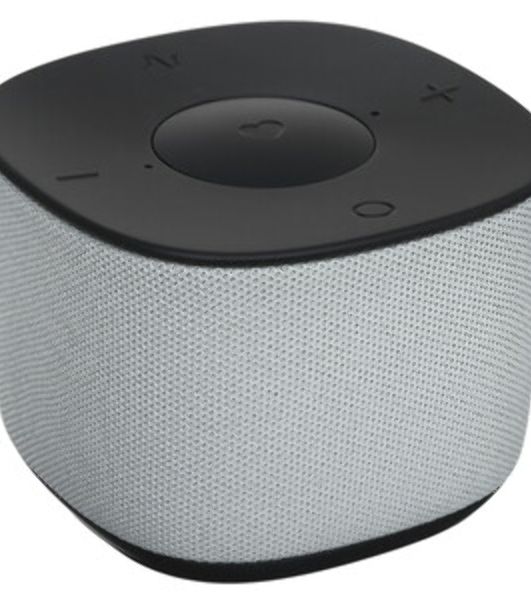 Умная колонка Sber Boom Home, 8Вт, с экраном, 1 динамик, часы, мультирум, TWS, Zigbee хаб, Wi-Fi, Bluetooth 5.0, Zigbee, Салют, серый