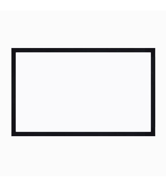Экран для проектора S'OK SCFRV-266x150 120" 16:9 на бархатной раме, PS White, черная рама