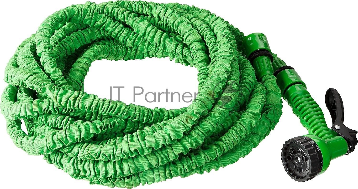 РОСТОК. Набор поливочный: Шланг удлиняющийся 22,5 м, распылитель пистолетный 7 поз., адаптер внеш 1/2"x3/4" [428498-22]