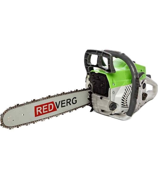 Бензопила RedVerg RD-GC45-16. 1800 Вт,2.40 л.с.,45,0 см3, длина шины 40 см