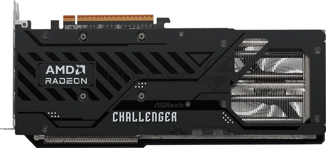 Видеокарта ASRock AMD Radeon RX 9070 Challenger, 16 GB GDDR6, 256 bit, 3xDisplayPort, HDMI, GPU 2070 MHz